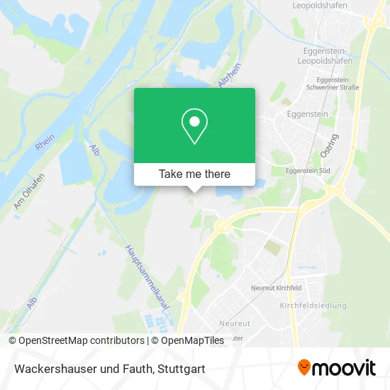 Карта Wackershauser und Fauth