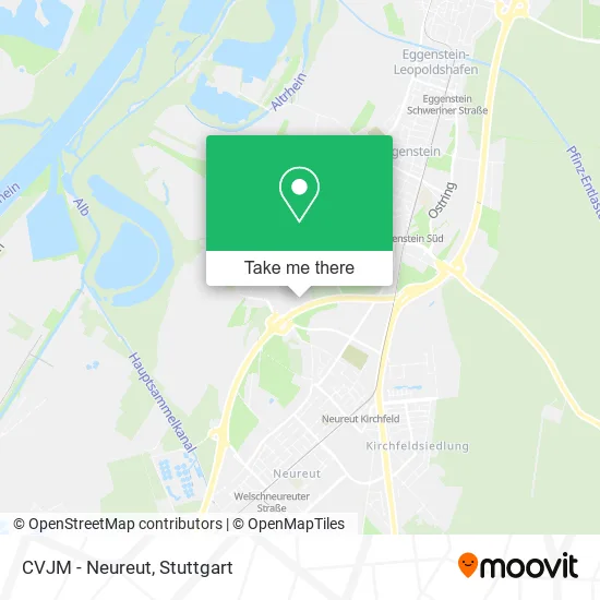 CVJM - Neureut map