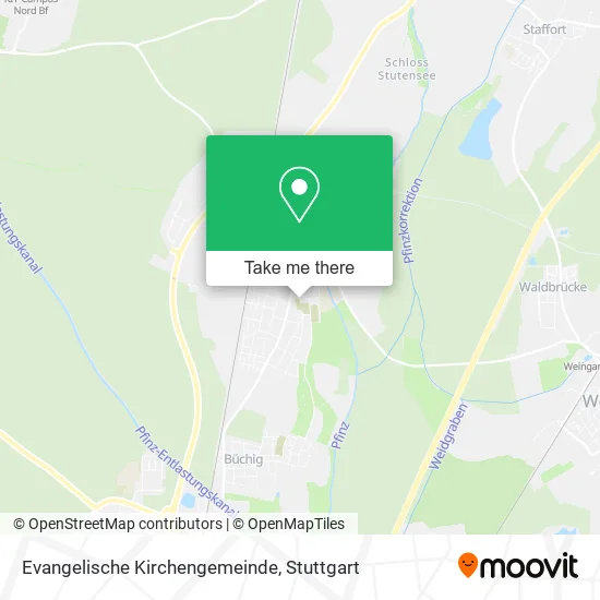 Карта Evangelische Kirchengemeinde