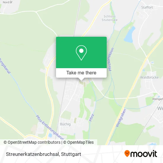 Карта Streunerkatzenbruchsal