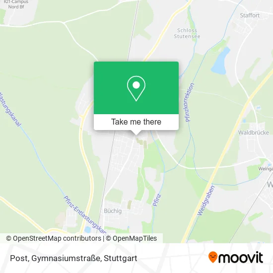Карта Post, Gymnasiumstraße