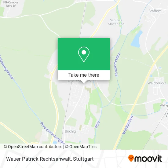 Карта Wauer Patrick Rechtsanwalt