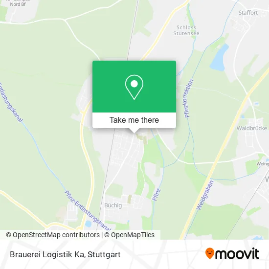 Карта Brauerei Logistik Ka