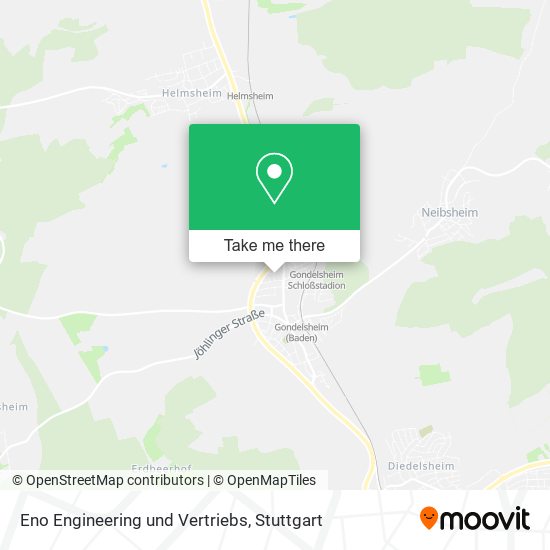 Eno Engineering und Vertriebs map