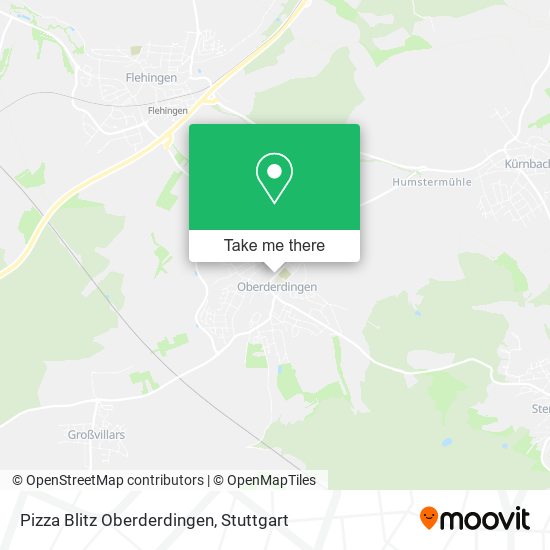 Pizza Blitz Oberderdingen map