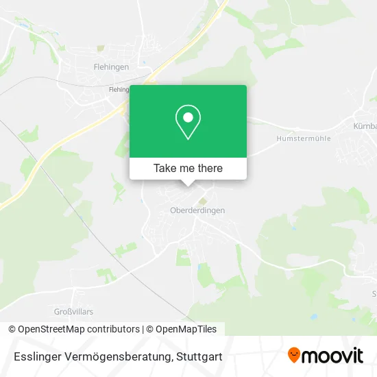 Карта Esslinger Vermögensberatung