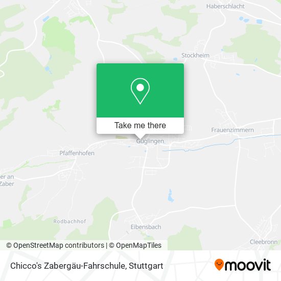 Карта Chicco's Zabergäu-Fahrschule