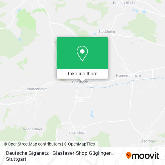 Deutsche Giganetz - Glasfaser-Shop Güglingen map