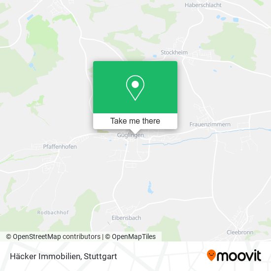 Häcker Immobilien map