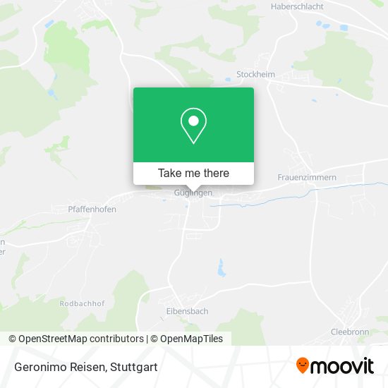 Карта Geronimo Reisen