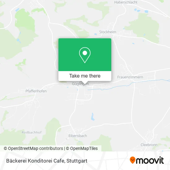 Карта Bäckerei Konditorei Cafe