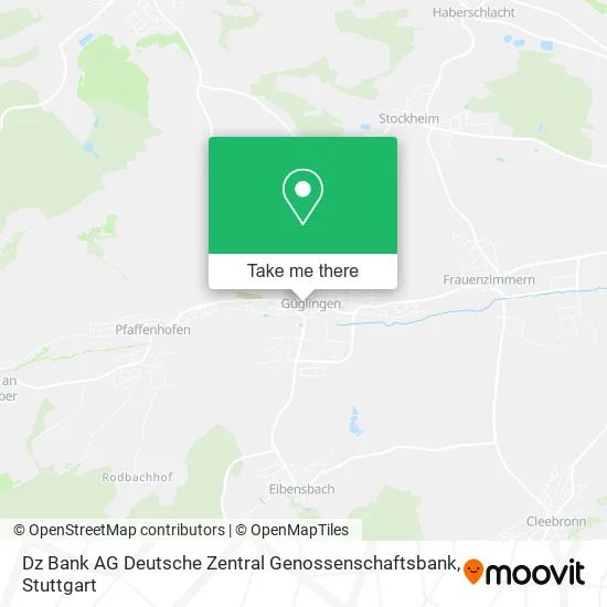 Карта Dz Bank AG Deutsche Zentral Genossenschaftsbank