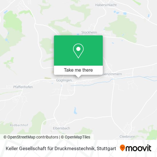 Keller Gesellschaft für Druckmesstechnik map