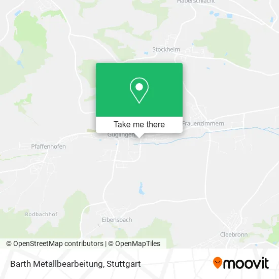Карта Barth Metallbearbeitung