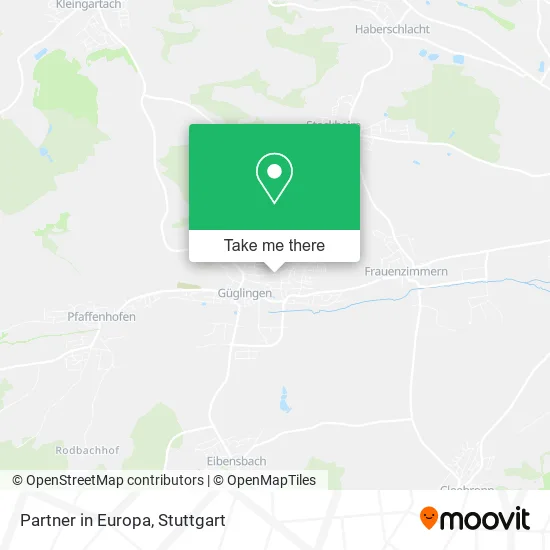 Карта Partner in Europa