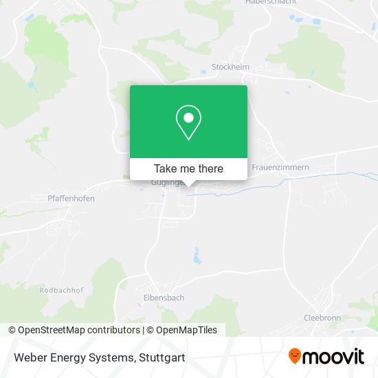 Weber Energy Systems map