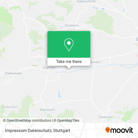 Impressum Datenschutz map