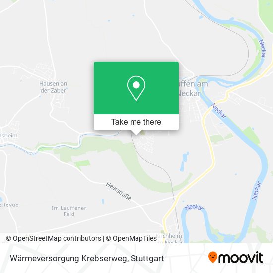 Карта Wärmeversorgung Krebserweg