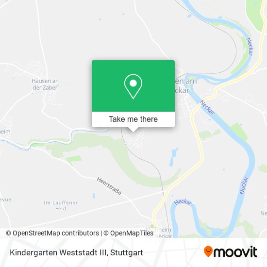 Kindergarten Weststadt III map