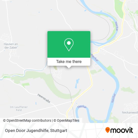 Карта Open Door Jugendhilfe