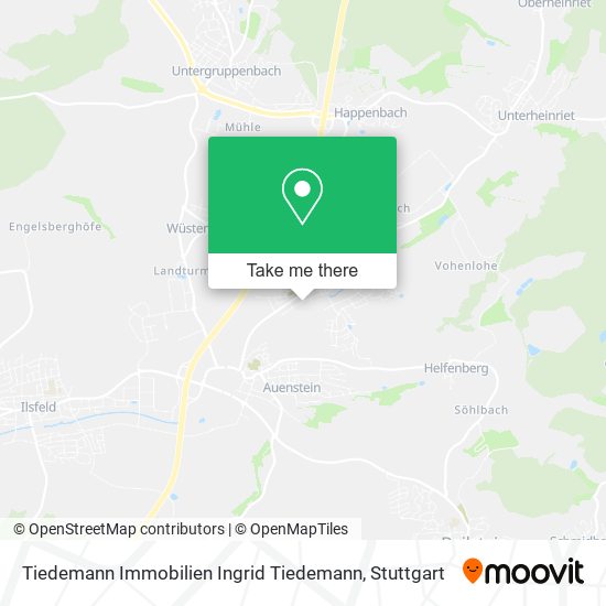 Карта Tiedemann Immobilien Ingrid Tiedemann