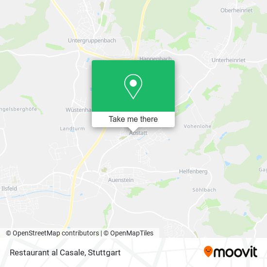 Restaurant al Casale map