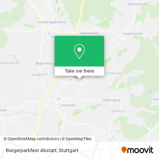 Bürgerparkfest Abstatt map