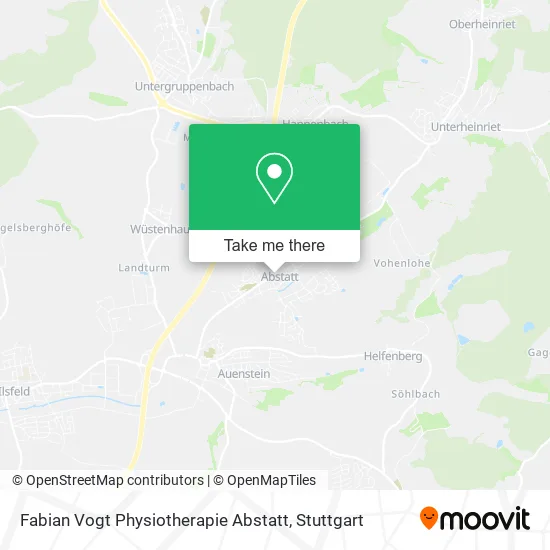 Карта Fabian Vogt Physiotherapie Abstatt