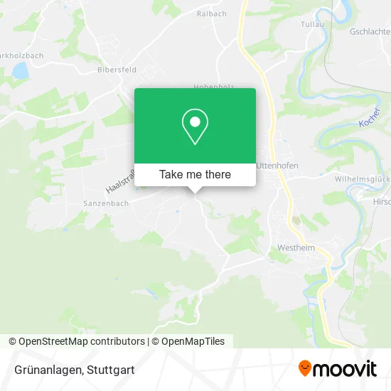 Карта Grünanlagen