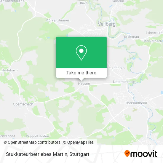 Карта Stukkateurbetriebes Martin
