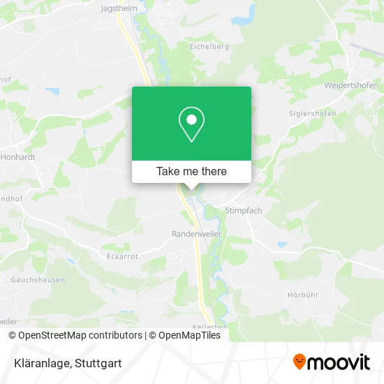 Карта Kläranlage