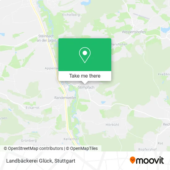Карта Landbäckerei Glück