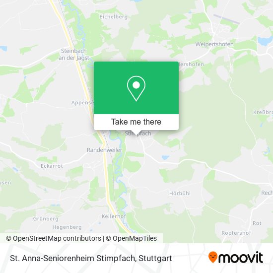 St. Anna-Seniorenheim Stimpfach map