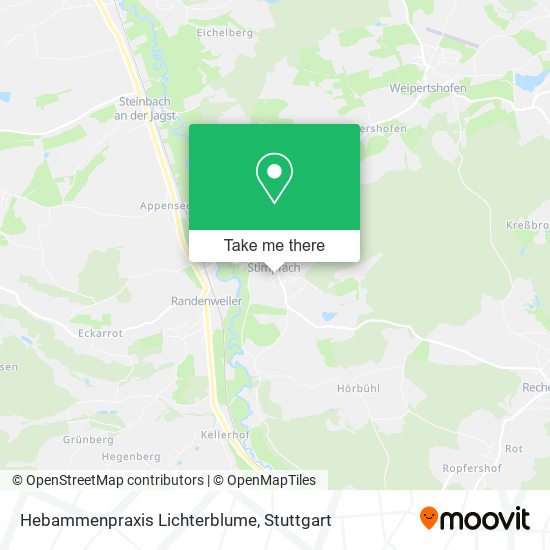 Hebammenpraxis Lichterblume map