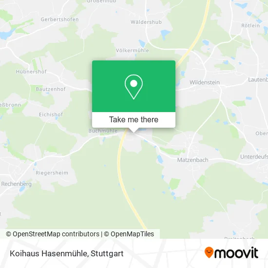 Карта Koihaus Hasenmühle