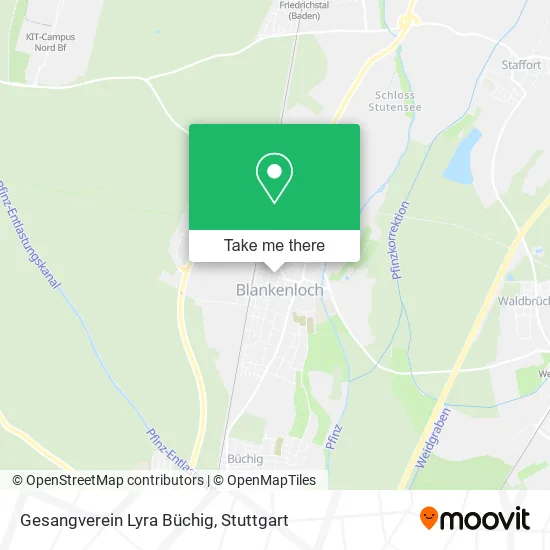 Карта Gesangverein Lyra Büchig