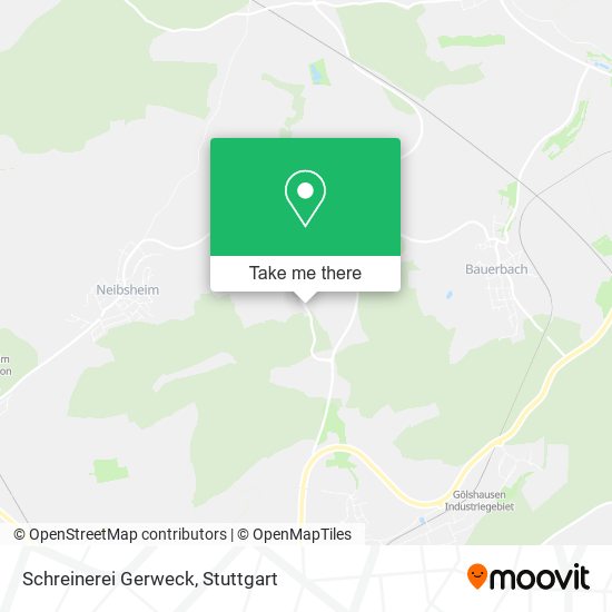 Schreinerei Gerweck map