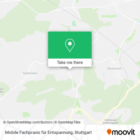 Mobile Fachpraxis für Entspannung map