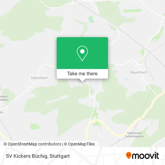 Карта SV Kickers Büchig