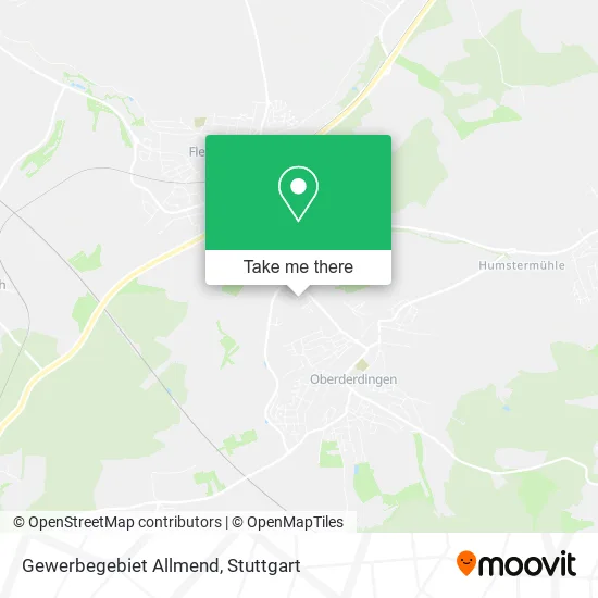 Карта Gewerbegebiet Allmend
