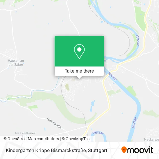 Карта Kindergarten Krippe Bismarckstraße