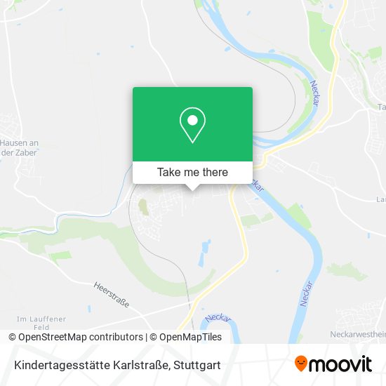 Карта Kindertagesstätte Karlstraße