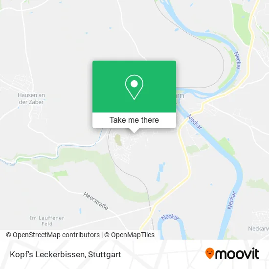 Карта Kopf's Leckerbissen