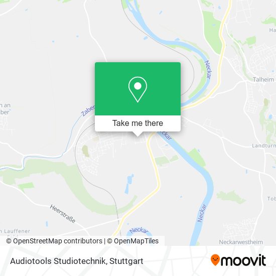 Audiotools Studiotechnik map