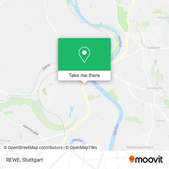 REWE map