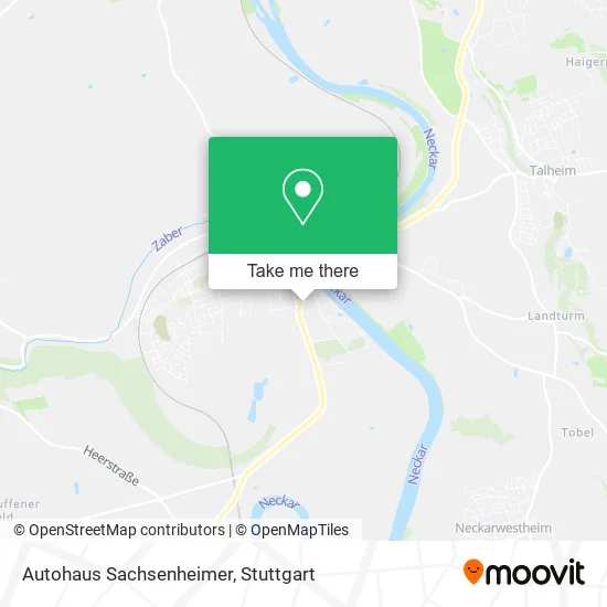 Карта Autohaus Sachsenheimer