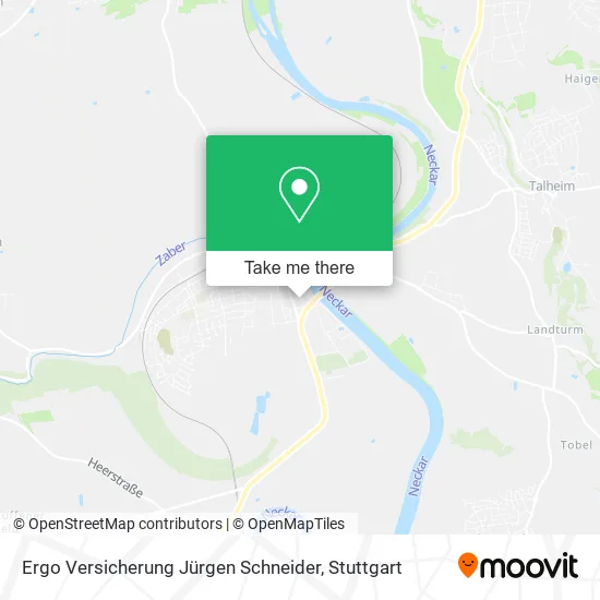 Карта Ergo Versicherung Jürgen Schneider