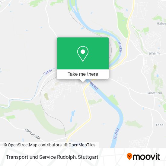 Transport und Service Rudolph map