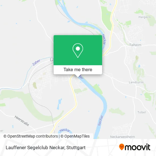 Карта Lauffener Segelclub Neckar