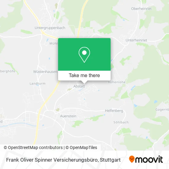 Карта Frank Oliver Spinner Versicherungsbüro